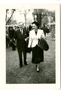 Claude & Mildred Pepper at the inauguration of Governor Fuller Warren; January 4, 1949